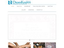 Tablet Screenshot of dreamkeepersproject.org